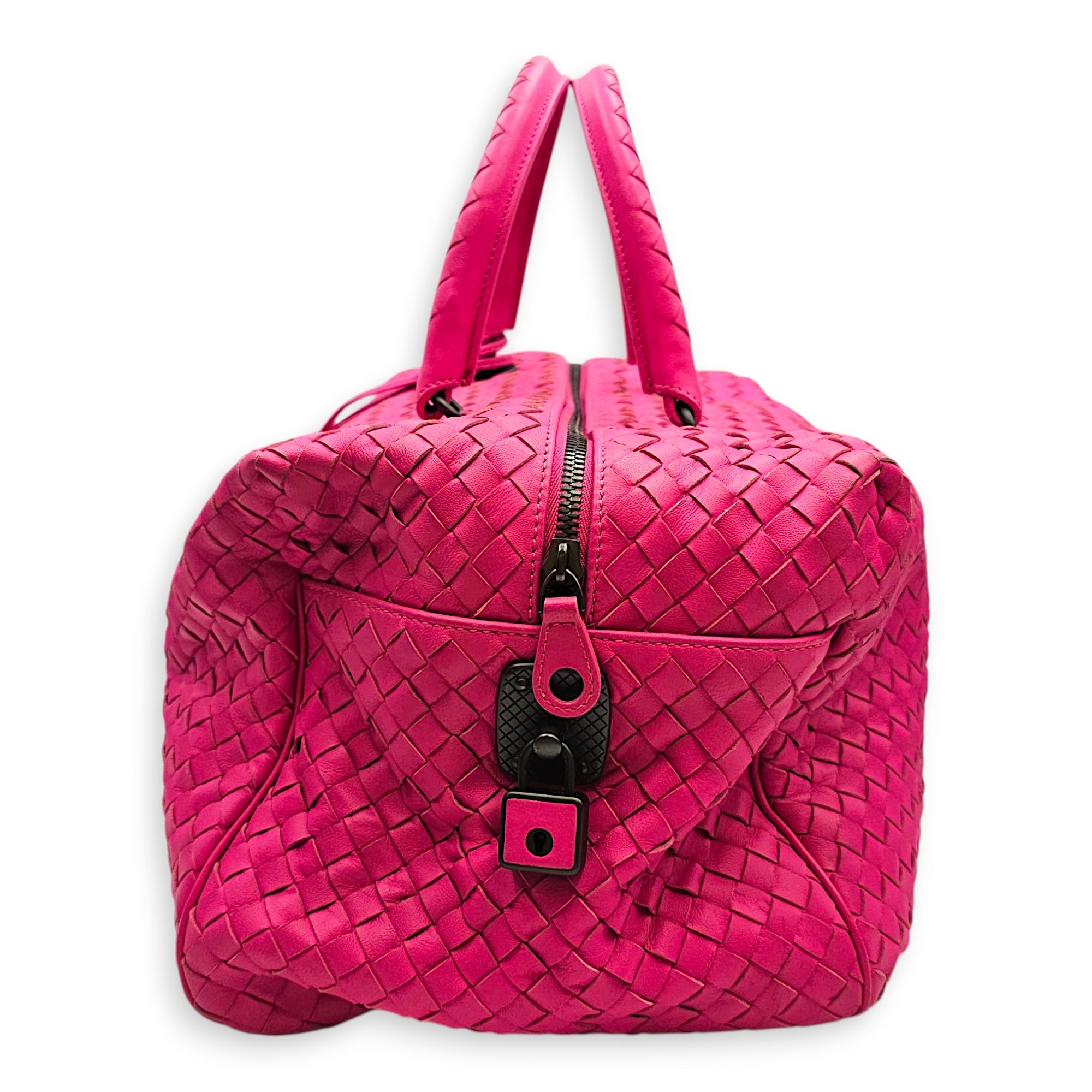 Montaigne Medium  Pink Shoulder Bag in Nappa Leather Ruthenium hardware CL2601-18820 5