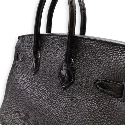 Touch Birkin  25 Black in Togo/Shiny Niloticus Rose Gold hardware CL2601-18854 10