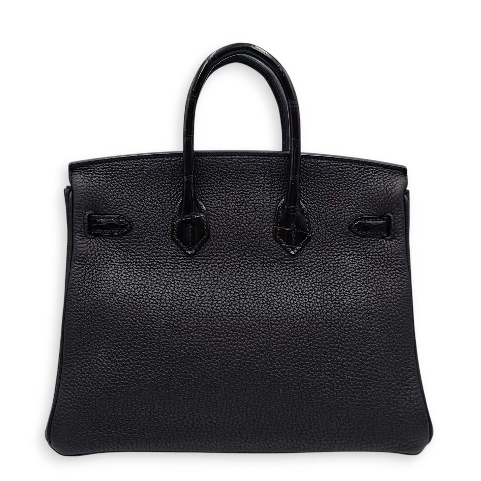 Touch Birkin  25 Black in Togo/Shiny Niloticus Rose Gold hardware CL2601-18854 2