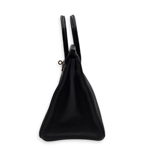 Touch Birkin  25 Black in Togo/Shiny Niloticus Rose Gold hardware CL2601-18854 4