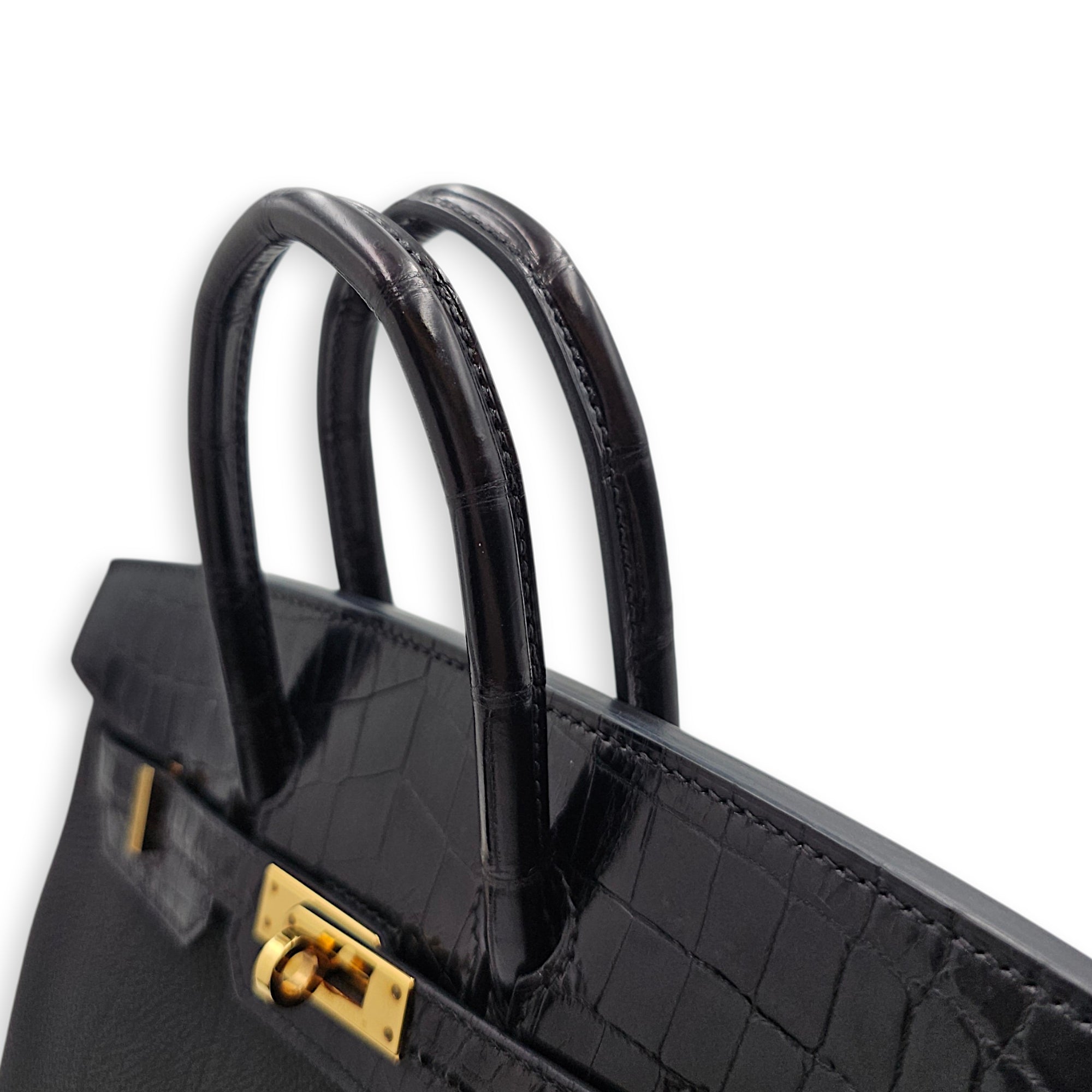 Touch Birkin  25 Black in Togo/Shiny Niloticus Rose Gold hardware CL2601-18854 8