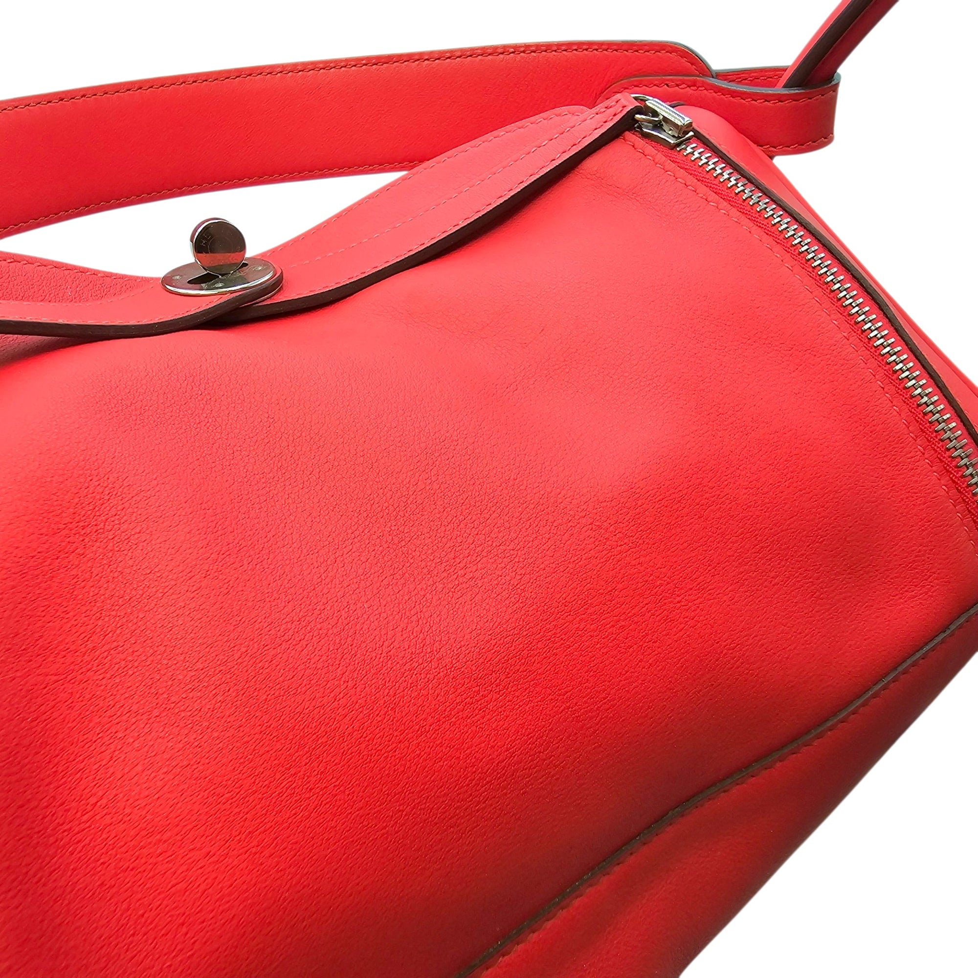 Lindy 30 Rouge de coeur/Rouge Piment in Swift Palladium hardware CL2601-18856 15