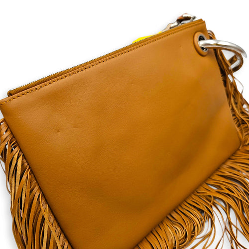 Triplette Clutch  Yellow Clutch in Calfskin Silver hardware CL2601-18864 4