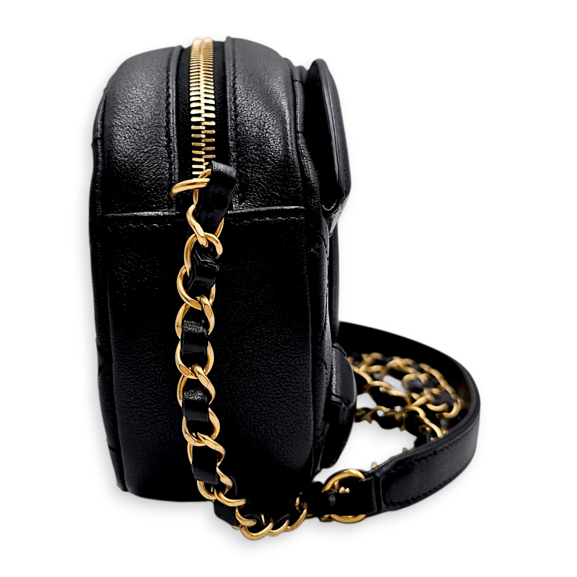 Coco Midnight Camera  Black Crossbody Bag in Calfskin CL2601-18876 5