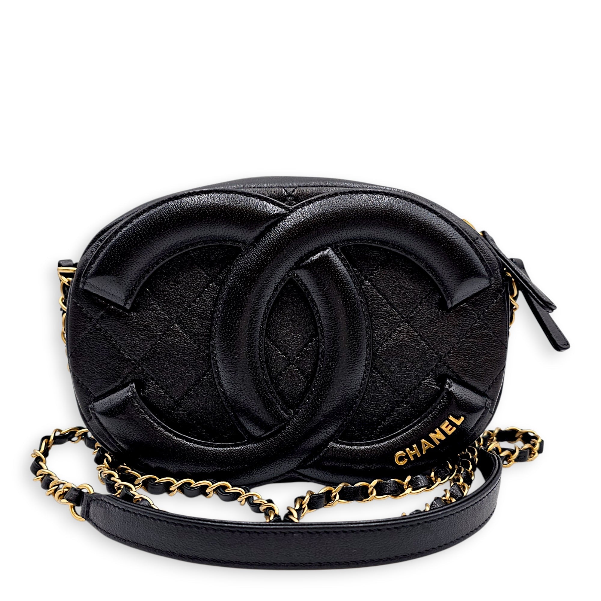 Coco Midnight Camera  Black Crossbody Bag in Calfskin CL2601-18876 2