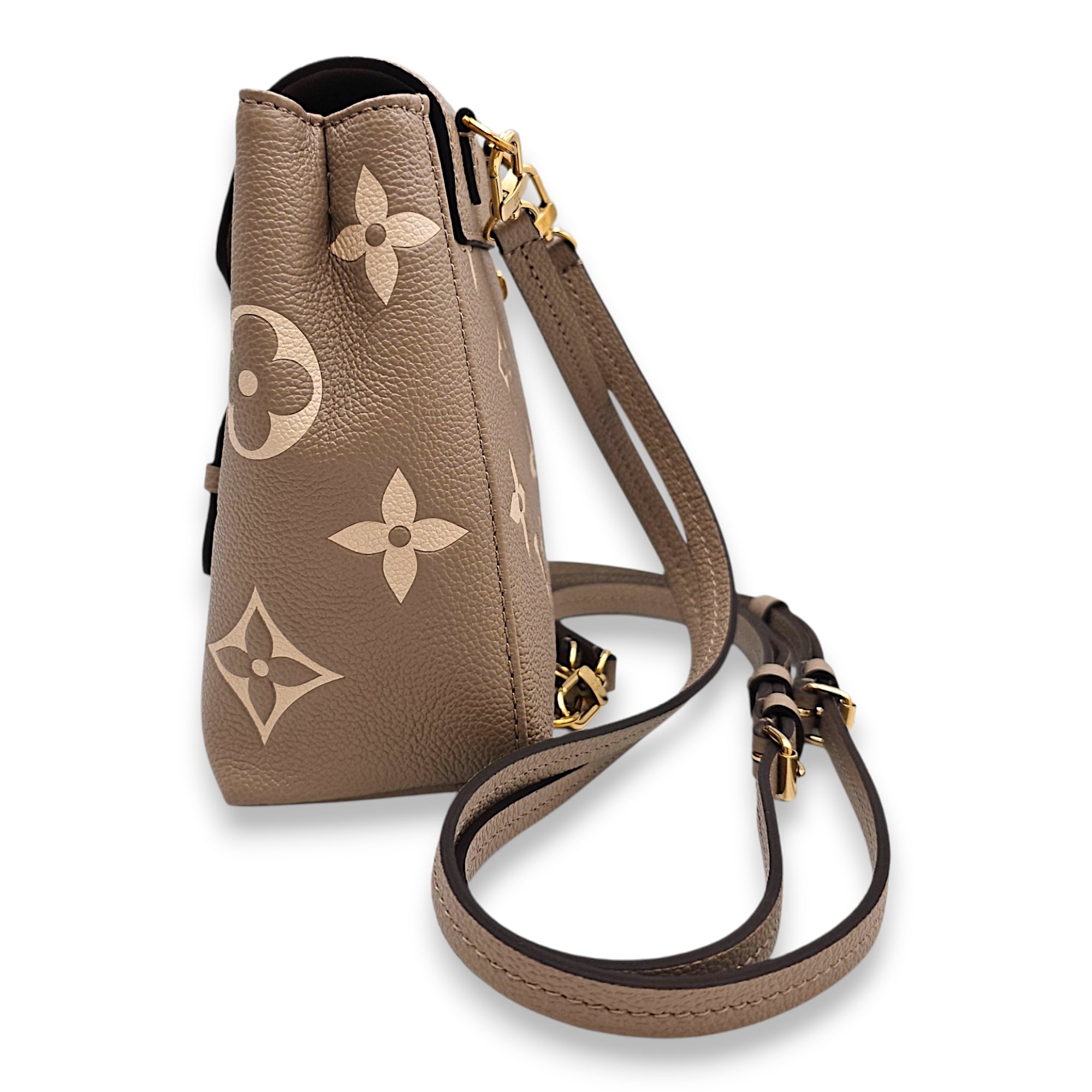 Tiny Backpack in Giant Monogram  Beige Backpack in Empreinte Leather Gold hardware