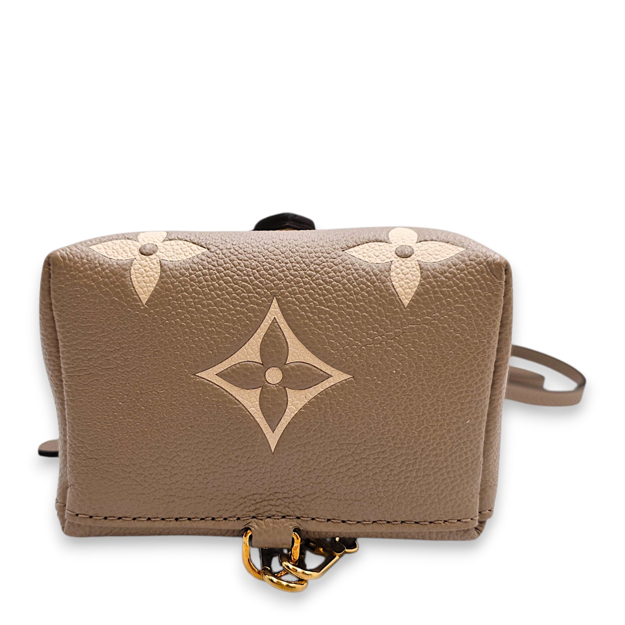 Tiny Backpack in Giant Monogram  Beige Backpack in Empreinte Leather Gold hardware
