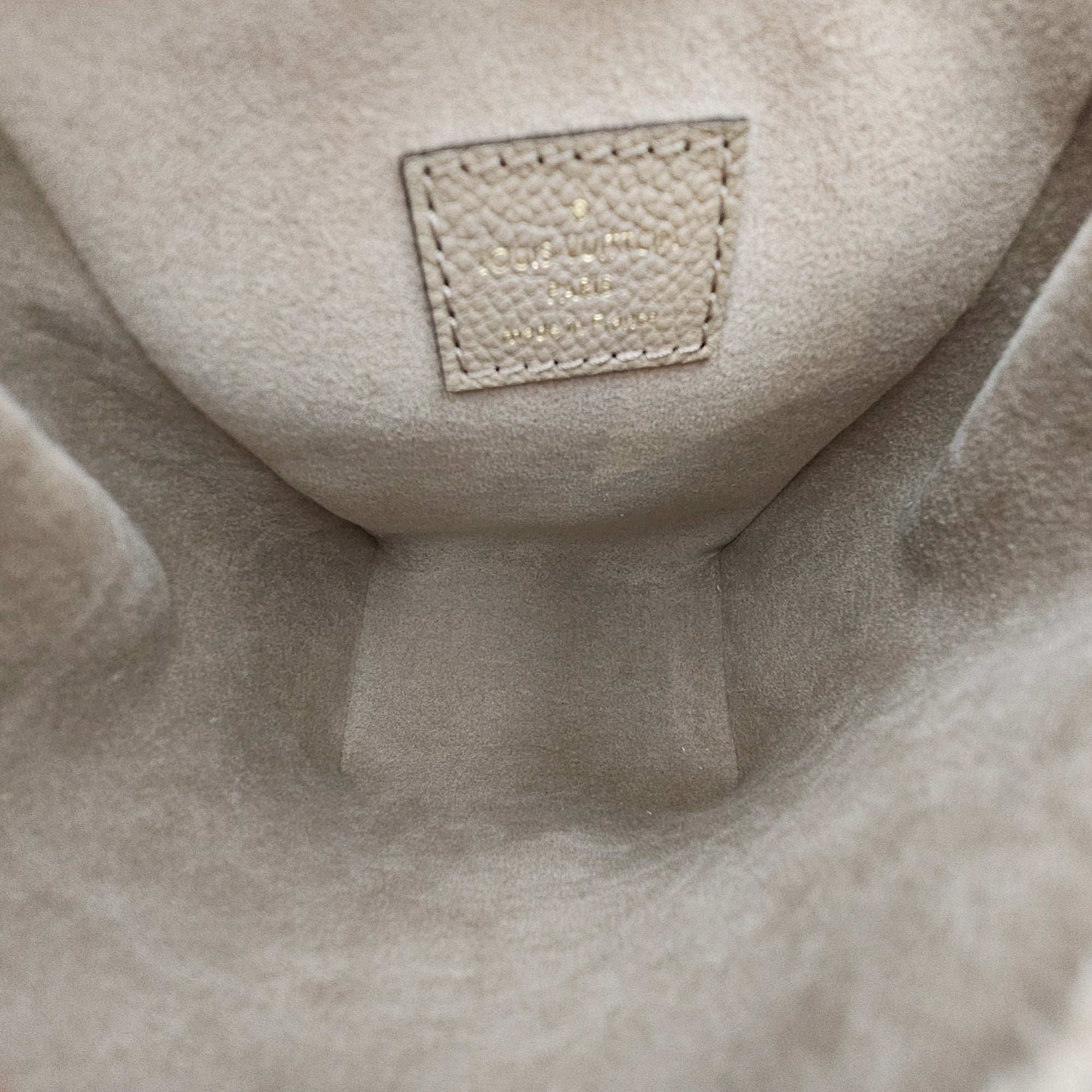 Tiny Backpack in Giant Monogram  Beige Backpack in Empreinte Leather Gold hardware CL2601-18885 6
