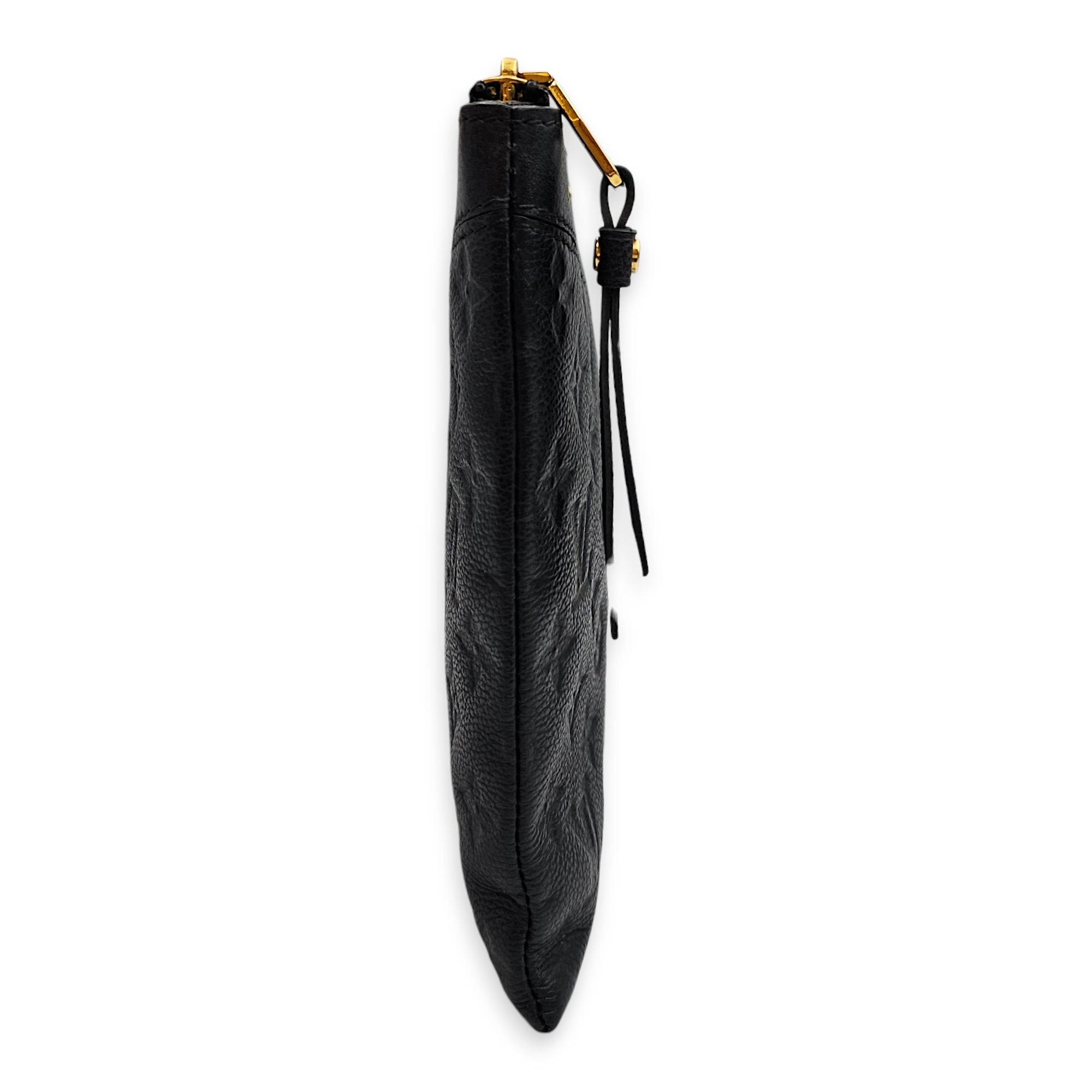 Daily Pouch  Black Clutch in Empreinte Leather Gold hardware CL2601-18891 3