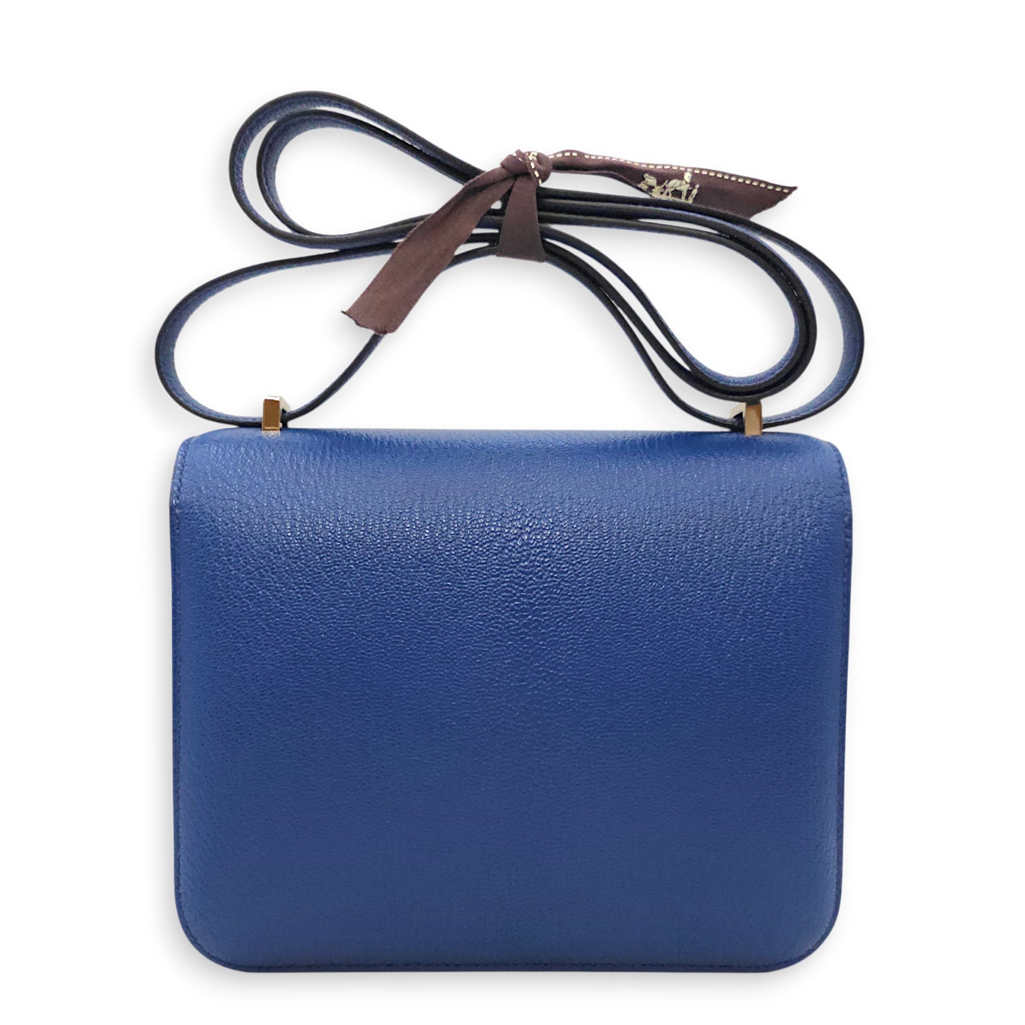 Constance Mirror 18 Blue Saphir/Menthe in Chevre Mysore Permabrass hardware CL2601-18900 2