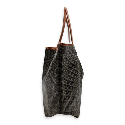 St Louis GM Brown Tote Bag in Canvas Silver hardware CL2601-18905 4