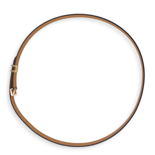 Pop H 15 Belt. Sz:80 Etoupe Belt in Epsom Rose Gold hardware CL2601-18910 3