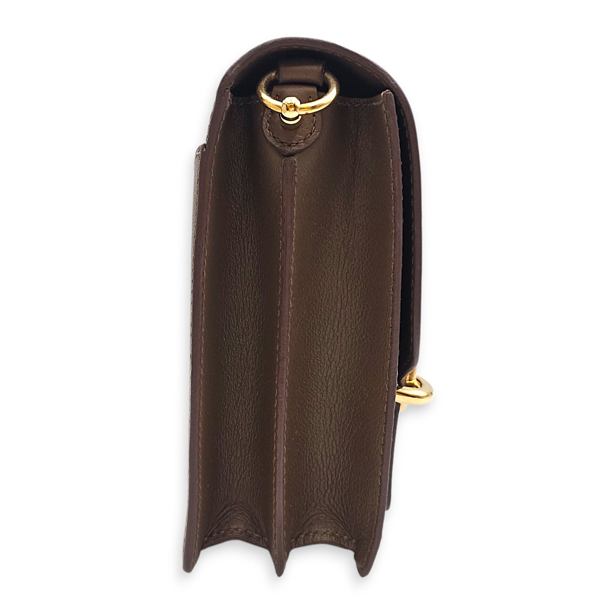 Roulis 23 Beige De Weima in Evercolor Permabrass hardware
