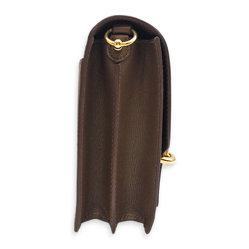 Roulis 23 Beige De Weima in Evercolor Permabrass hardware