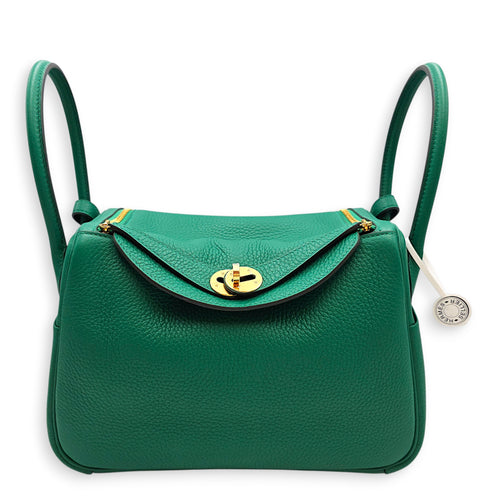 Lindy 26 Vert Vertigo in Clemence Gold hardware