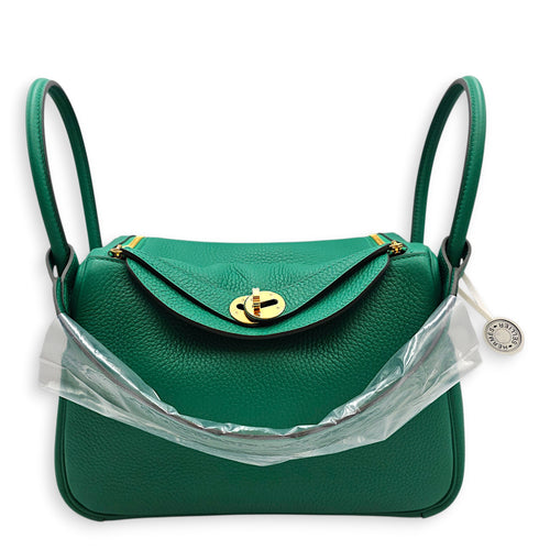 Lindy 26 Vert Vertigo in Clemence Gold hardware