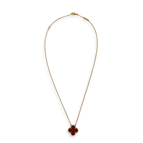 Vintage Alhambra Pendant Necklace in Red CL2601-18971 1