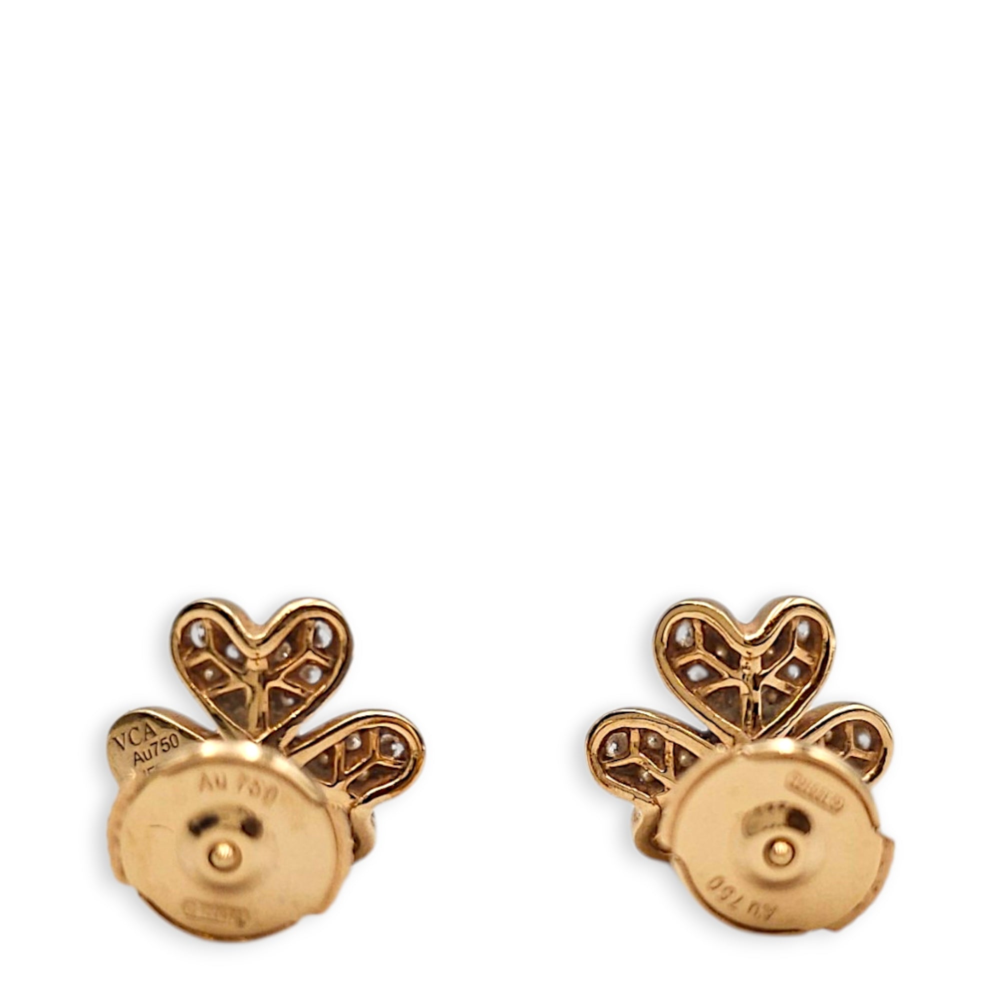 Frivole, Diamonds Mini Model Earrings in Rose Gold Hardware CL2601-18976 2