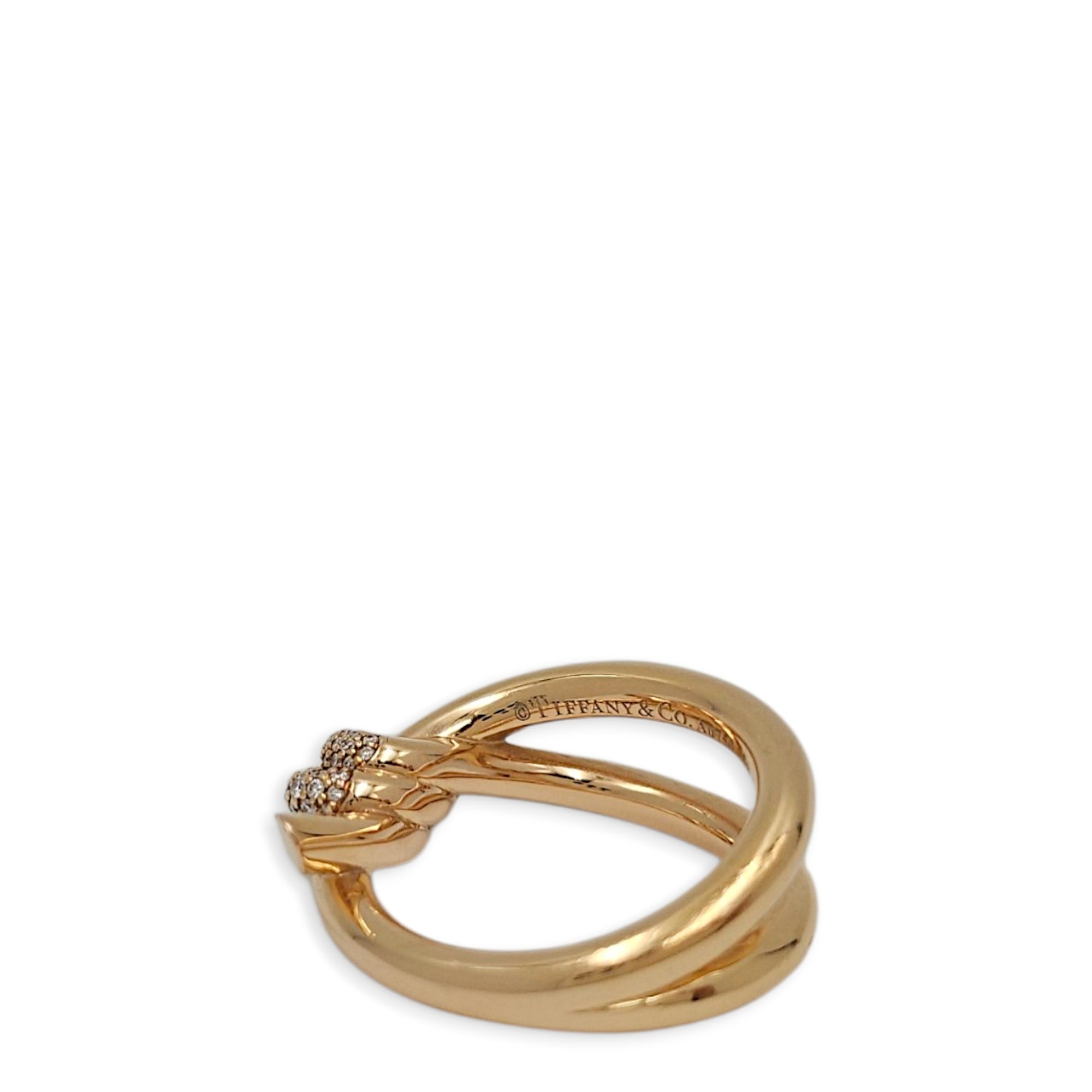 Knot Double Row 4.5 Ring in Rose Gold Hardware CL2601-18986 2