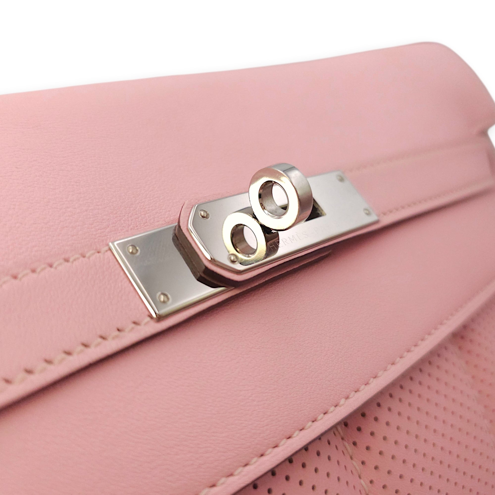 Berline Sport 28 Rose sakura/Argile in Swift Palladium hardware CL2601-18990 11