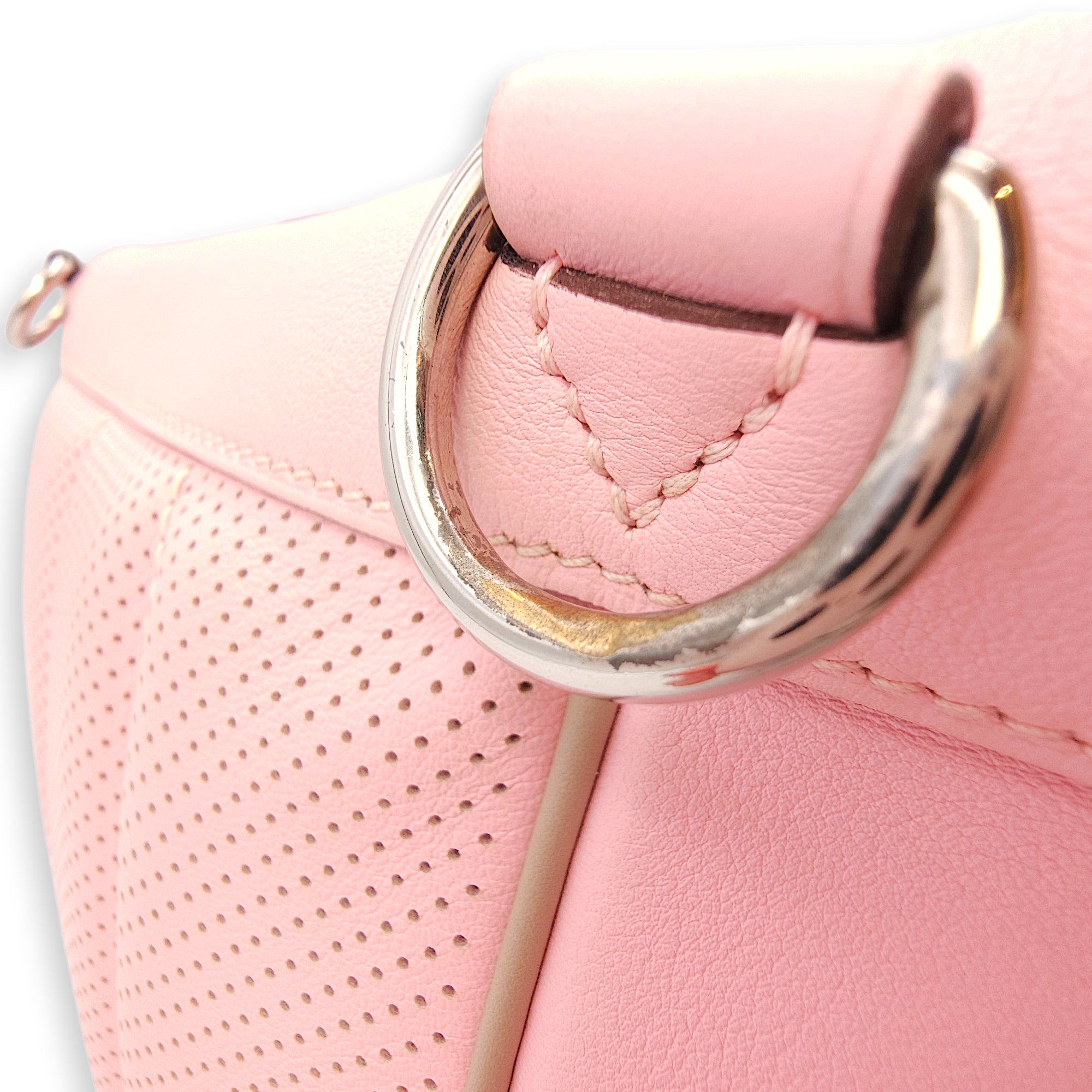 Berline Sport 28 Rose sakura/Argile in Swift Palladium hardware CL2601-18990 9