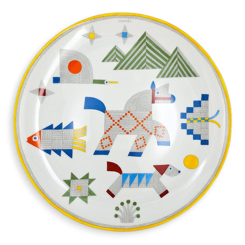 Animaux Nattes Set of 4 Pieces Multi-colour Tableware CL2601-19026 2