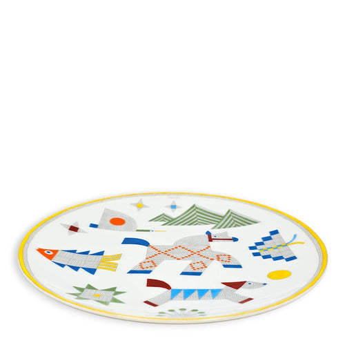 Animaux Nattes Set of 4 Pieces Multi-colour Tableware CL2601-19026 3