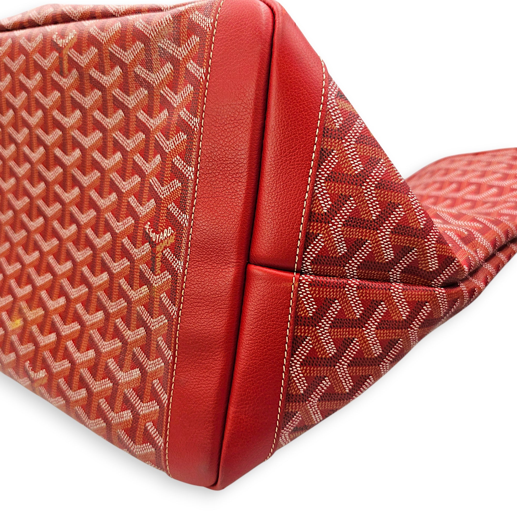 Artois GM size 65 cm 65 Red Shoulder Bag in Canvas Silver hardware CL2601-19047 11