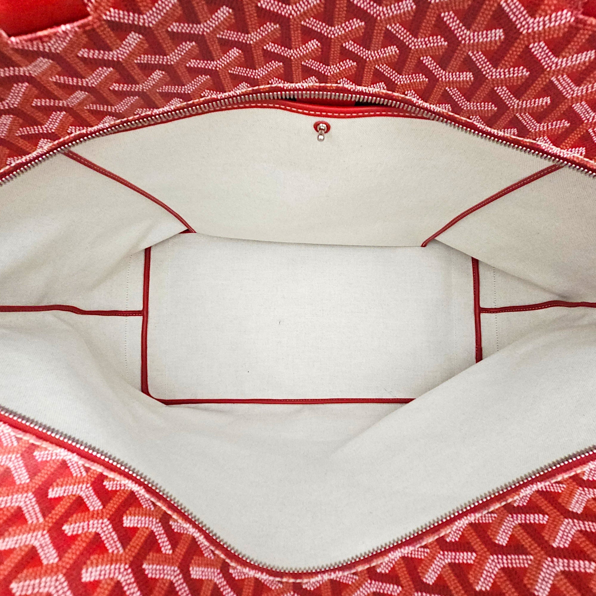 Artois GM size 65 cm 65 Red Shoulder Bag in Canvas Silver hardware CL2601-19047 7