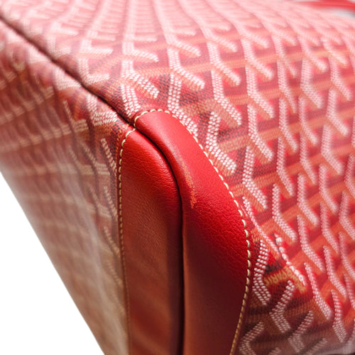 Artois GM size 65 cm 65 Red Shoulder Bag in Canvas Silver hardware CL2601-19047 10