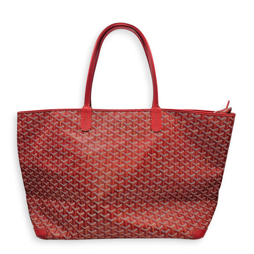 Artois GM size 65 cm 65 Red Shoulder Bag in Canvas Silver hardware CL2601-19047 1