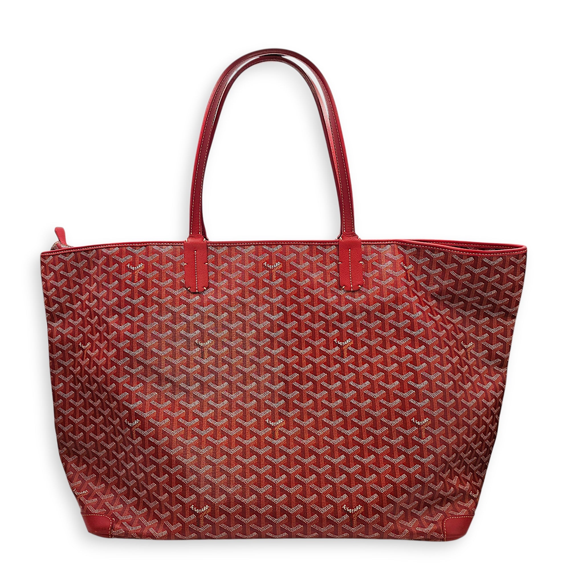 Artois GM size 65 cm 65 Red Shoulder Bag in Canvas Silver hardware CL2601-19047 2