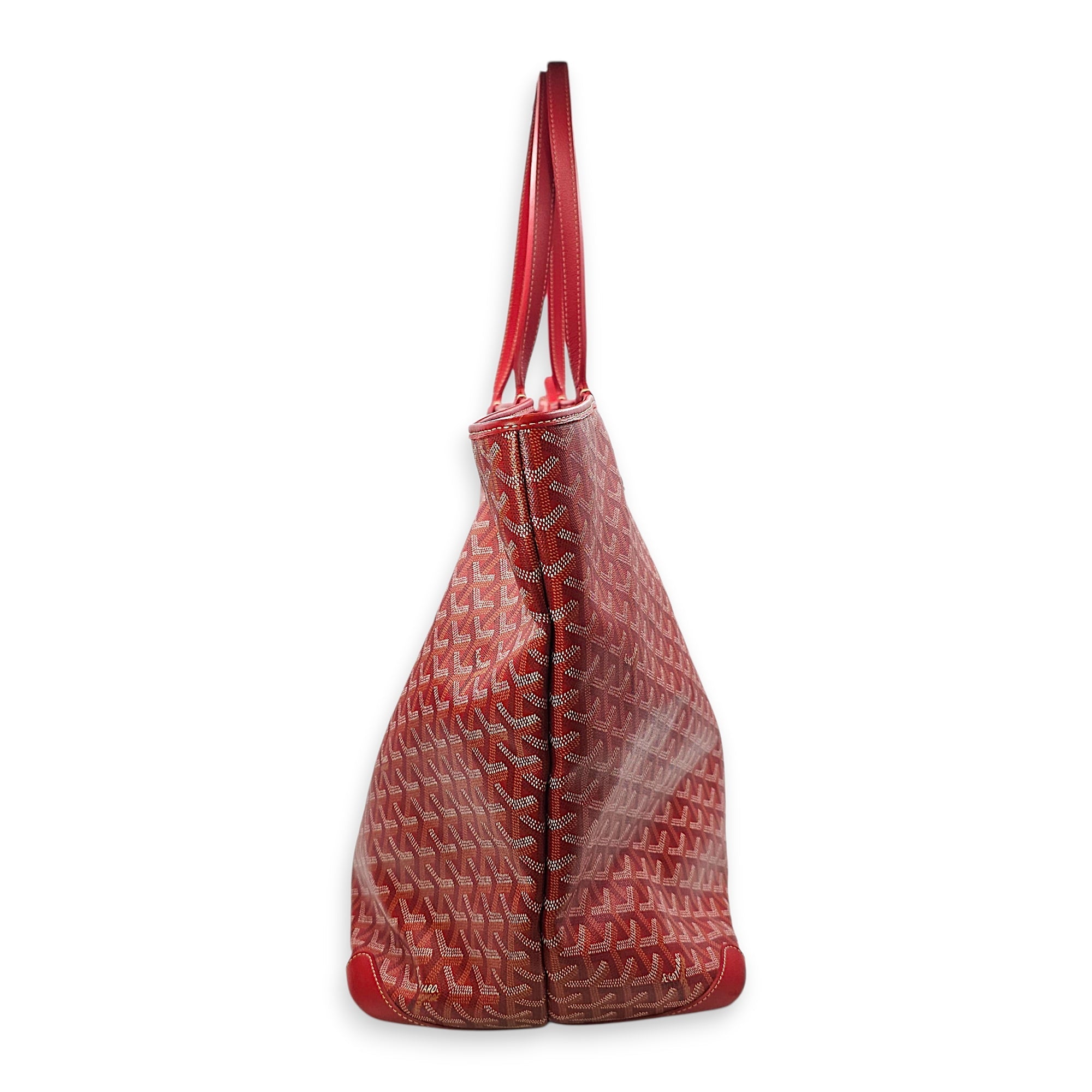 Artois GM size 65 cm 65 Red Shoulder Bag in Canvas Silver hardware CL2601-19047 4