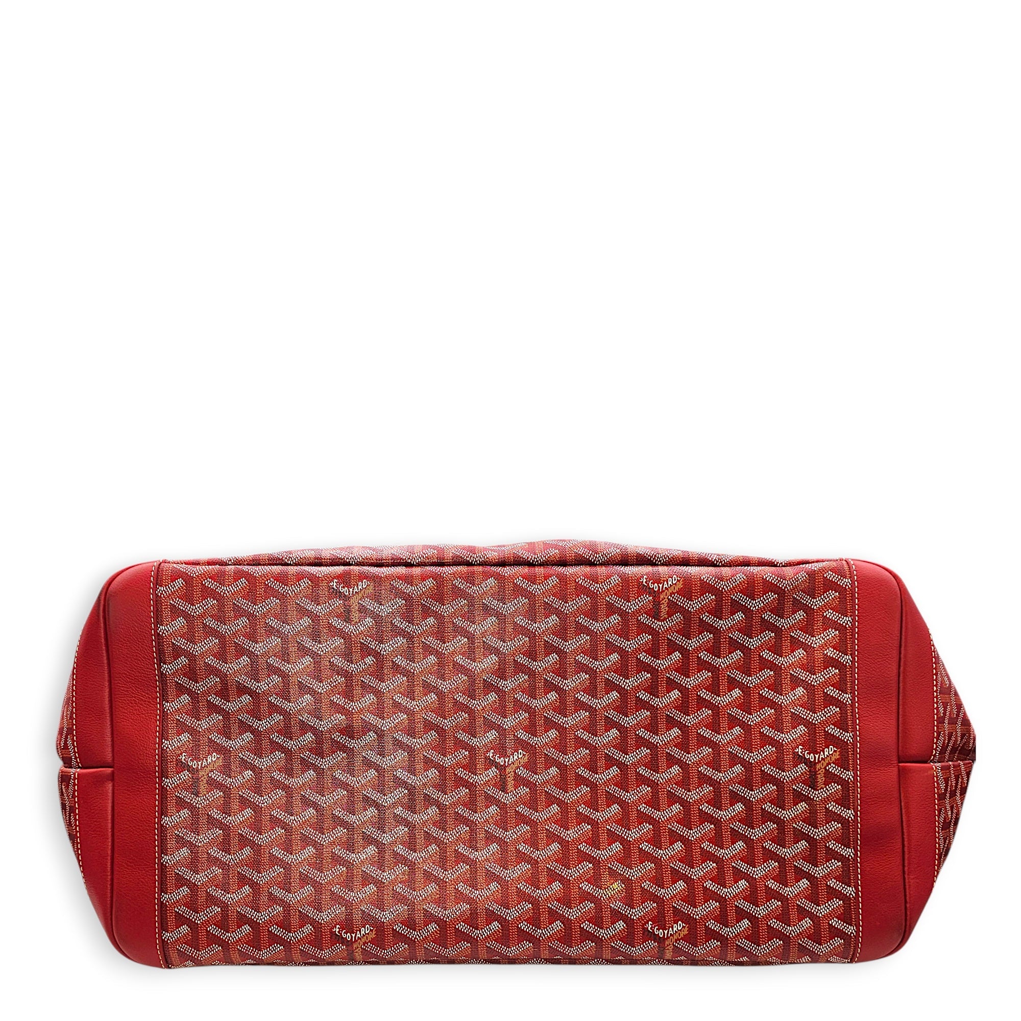 Artois GM size 65 cm 65 Red Shoulder Bag in Canvas Silver hardware CL2601-19047 6