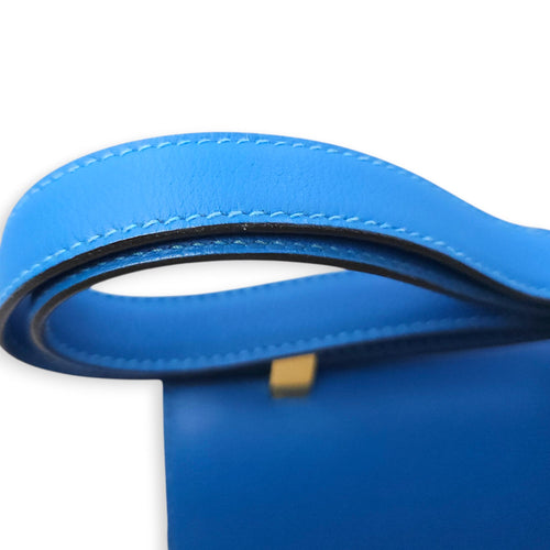 Constance 24 Blue Hydra in Evercolor Gold hardware CL2601-19067 10
