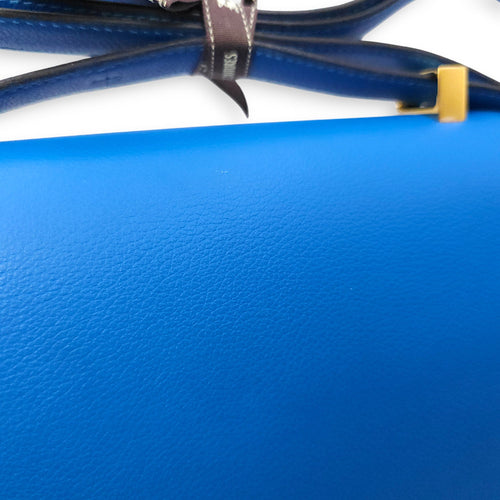 Constance 24 Blue Hydra in Evercolor Gold hardware CL2601-19067 11
