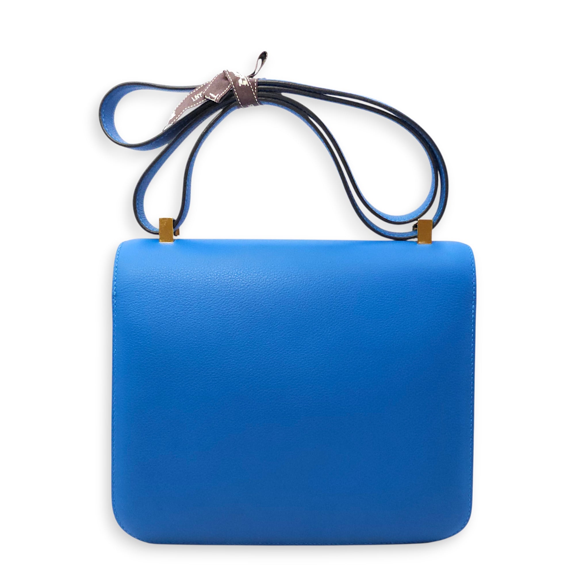 Constance 24 Blue Hydra in Evercolor Gold hardware CL2601-19067 2