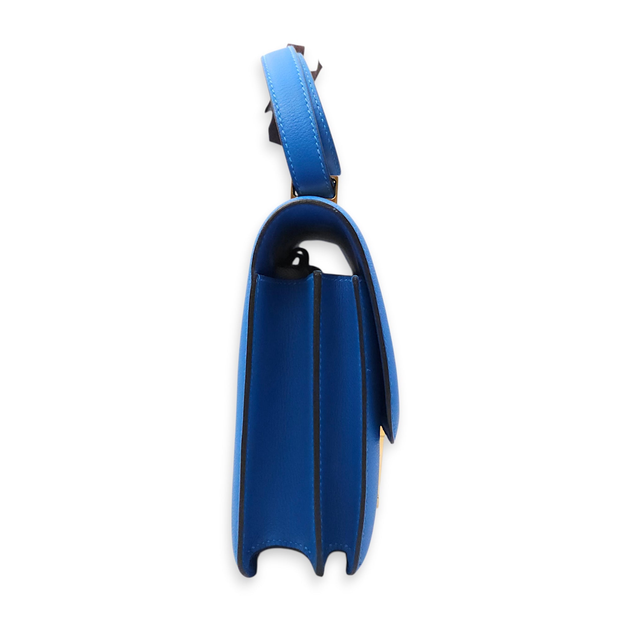 Constance 24 Blue Hydra in Evercolor Gold hardware CL2601-19067 3