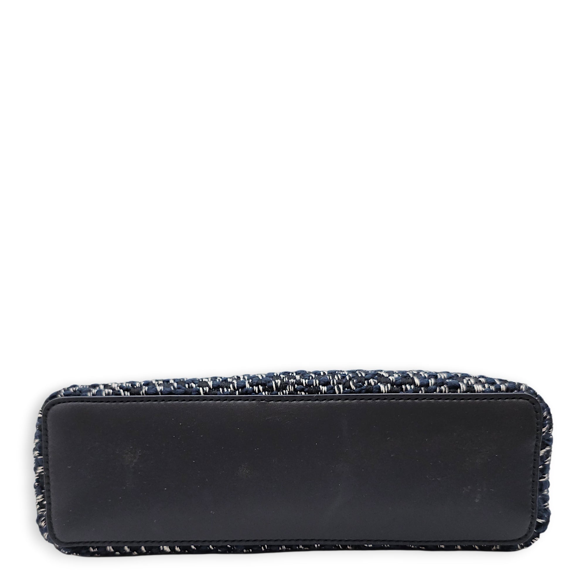 Extra Pocket 19 Midnight Blue Crossbody Bag in Tweed Gold hardware CL2601-19086 5