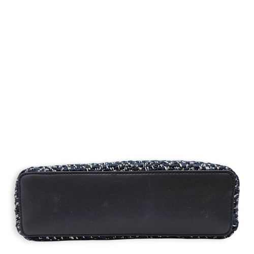 Extra Pocket 19 Midnight Blue Crossbody Bag in Tweed Gold hardware CL2601-19086 5