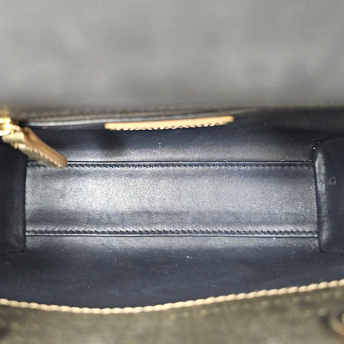 Lady Dior Mini Gold Top Handle Bag in Metallic Gold hardware CL2601-19087 11