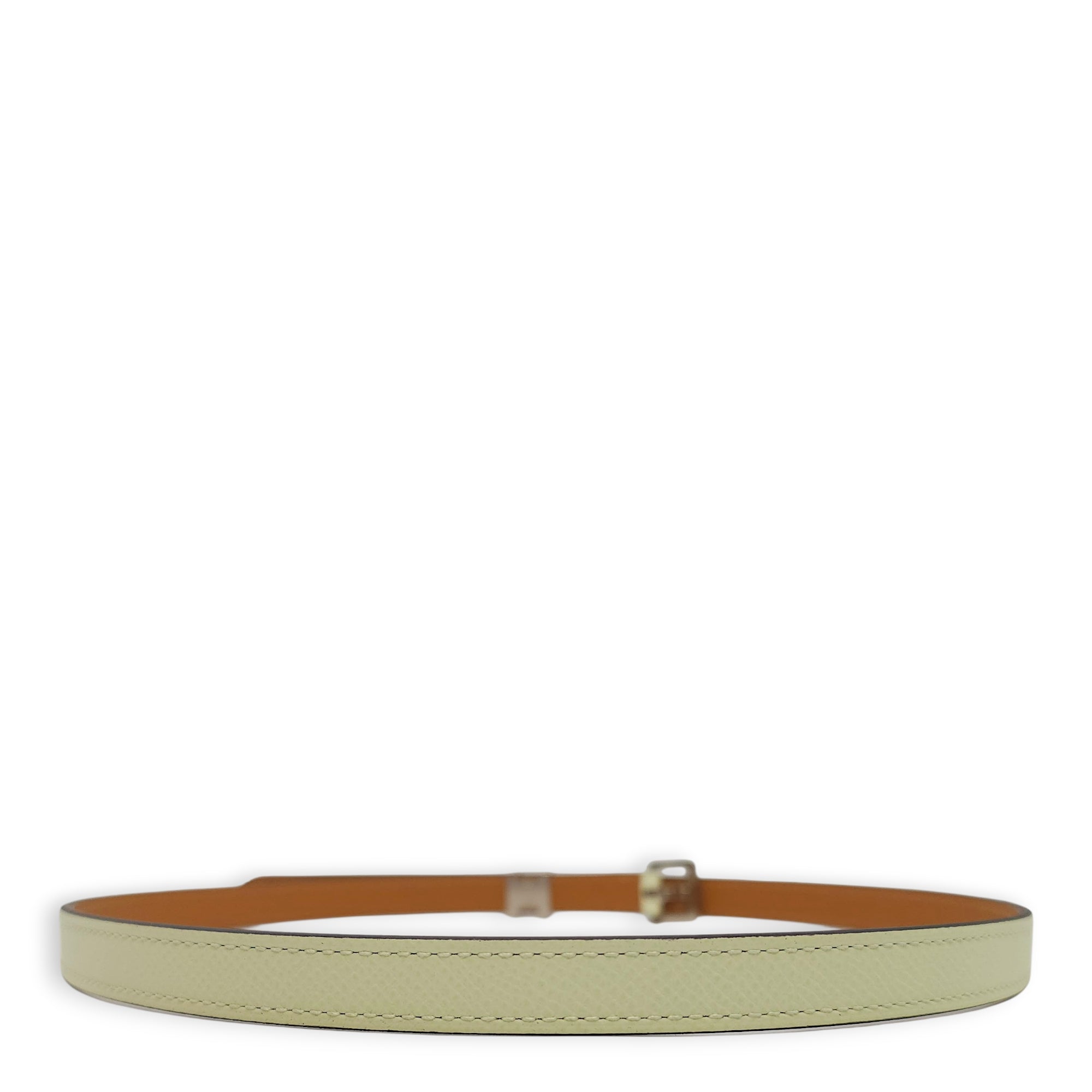Pop H 70 Vert Fizz Belt in Epsom Palladium hardware CL2601-19088 2