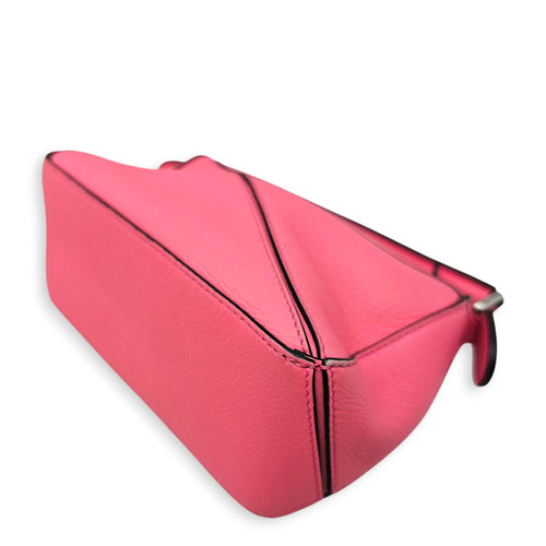 Mini Puzzle Pink Crossbody Bag in Calfskin Silver hardware CL2601-19095 10