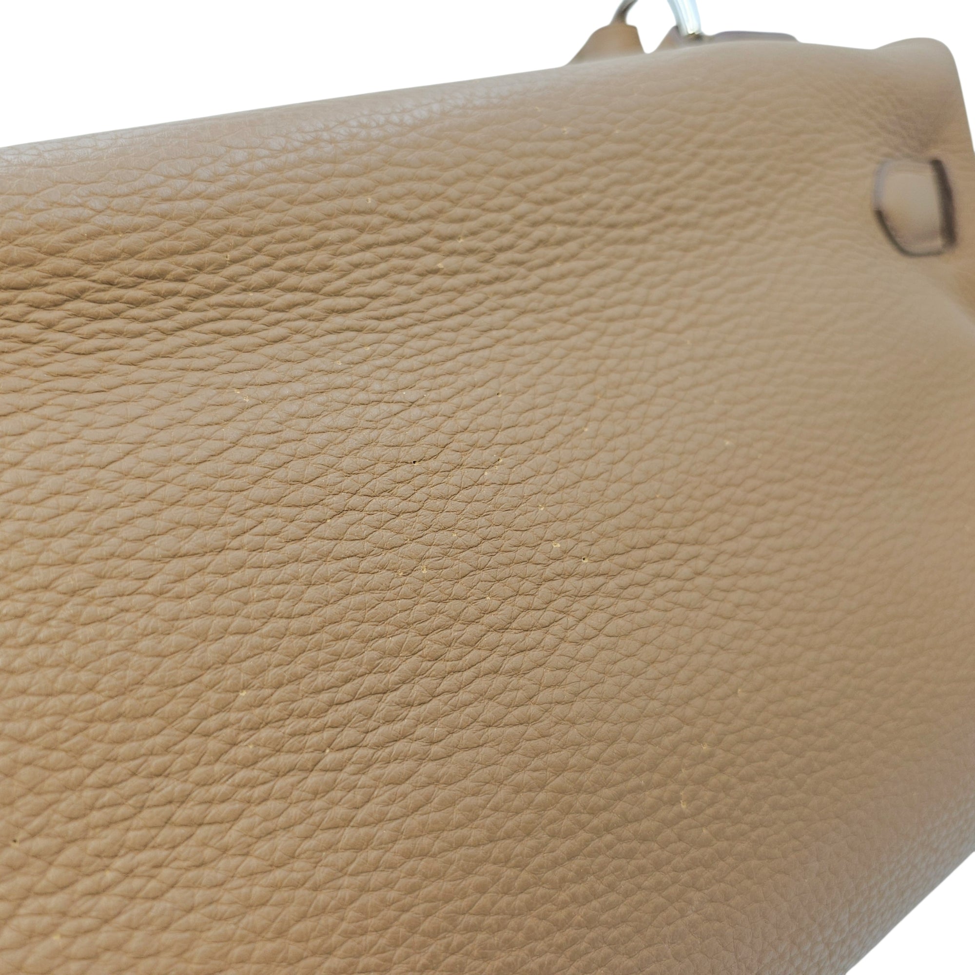 Shoulder Kelly 42 Alezan in Togo Palladium hardware