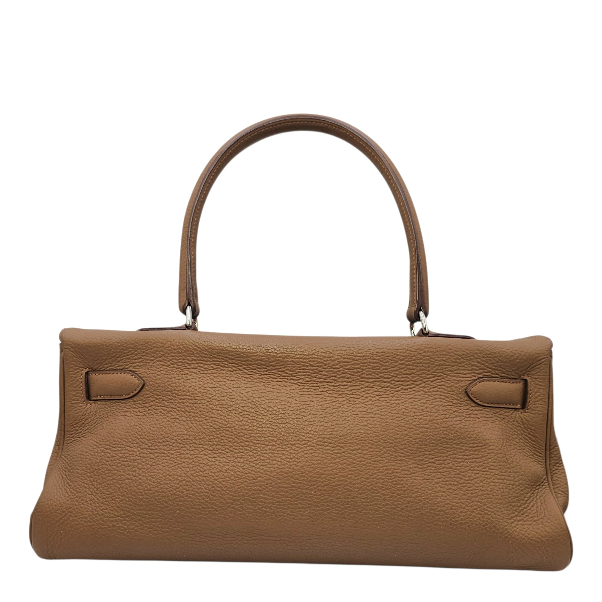 Shoulder Kelly 42 Alezan in Togo Palladium hardware