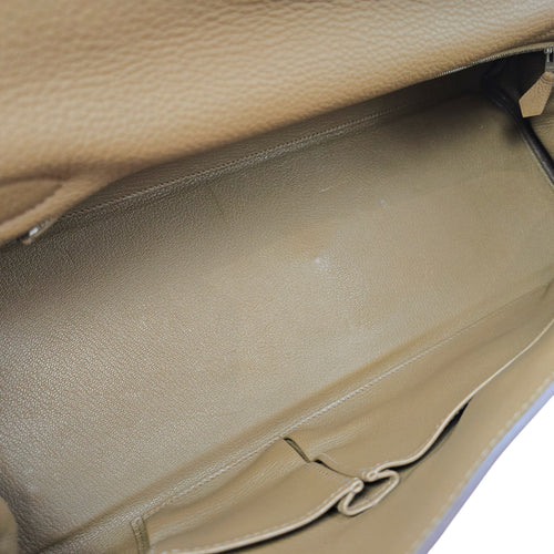 Shoulder Kelly 42 Alezan in Togo Palladium hardware
