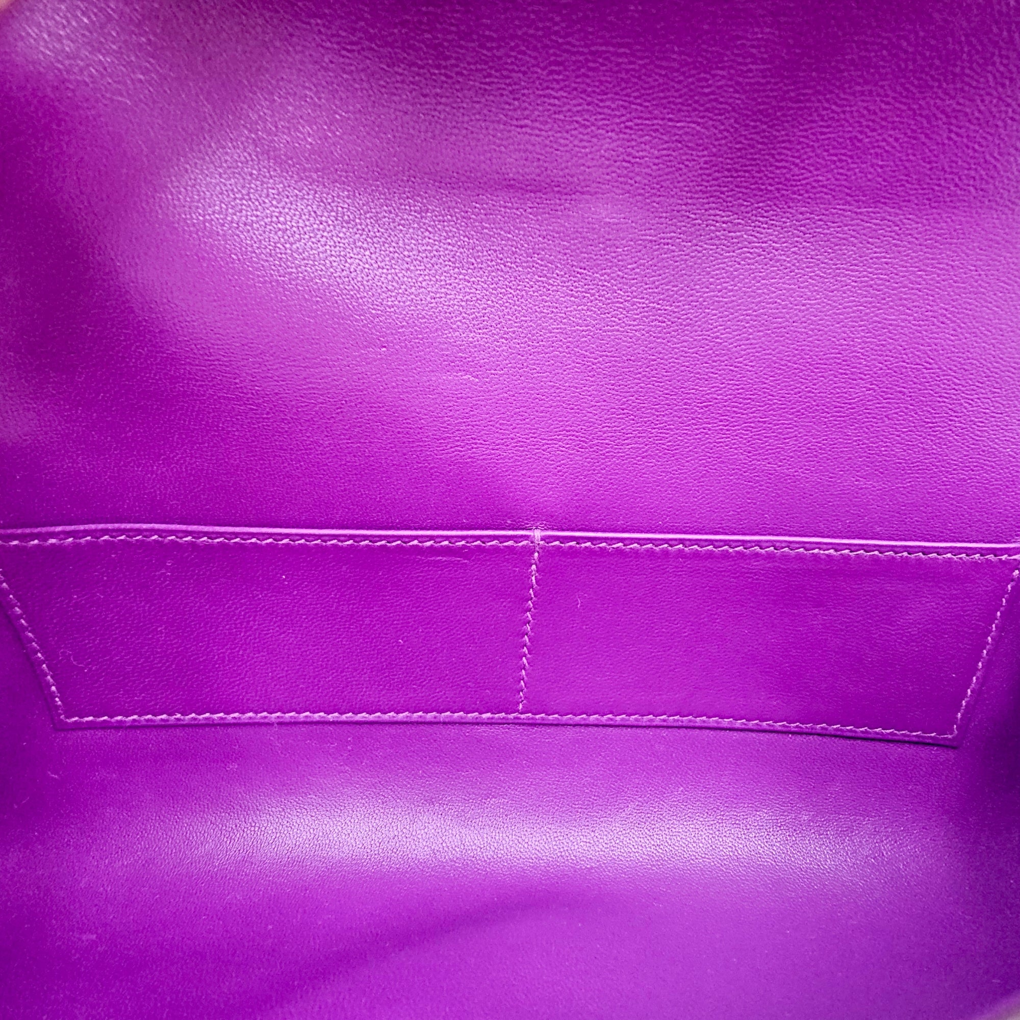 Egee Clutch Violet in Tadelakt Palladium hardware CL2601-19116 6