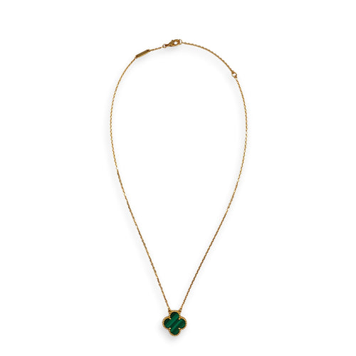 Vintage Alhambra Pendant Necklace in Green CL2601-19122 1