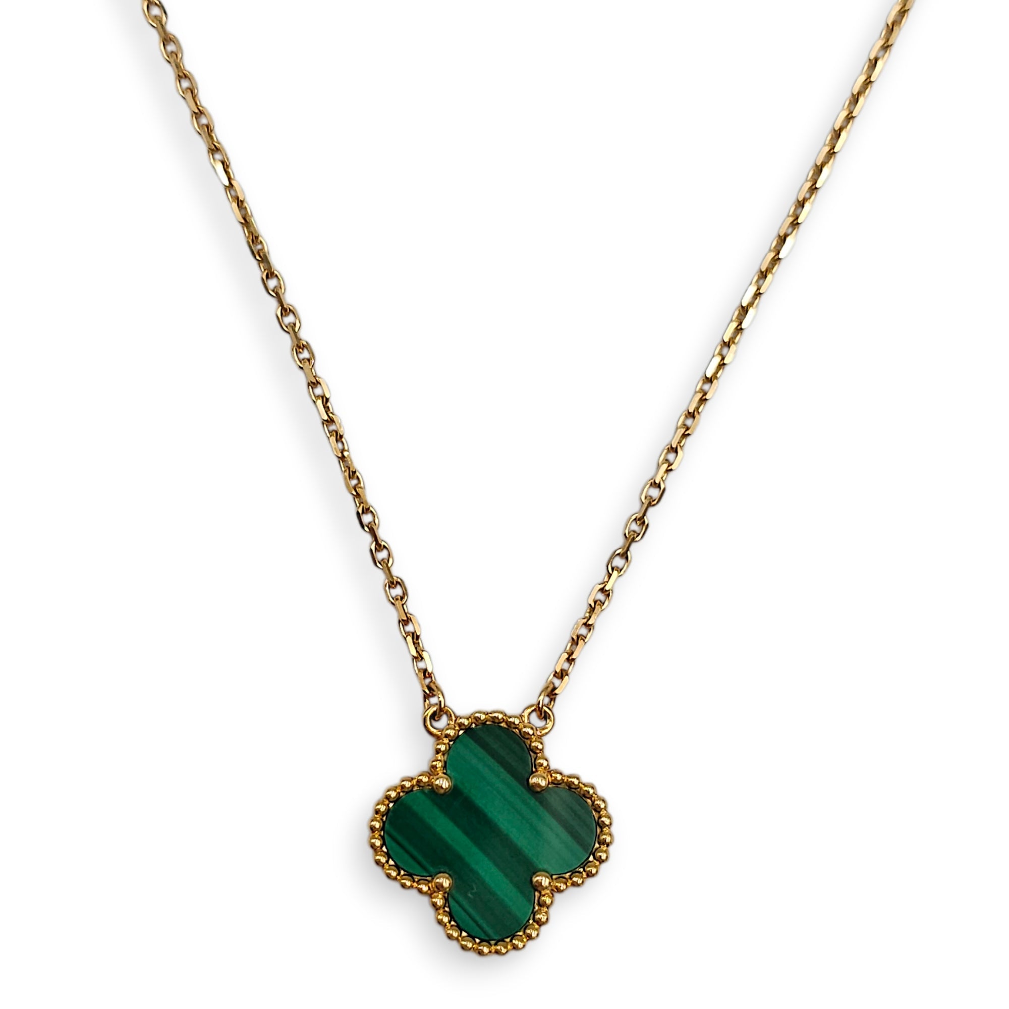 Vintage Alhambra Pendant Necklace in Green CL2601-19122 3