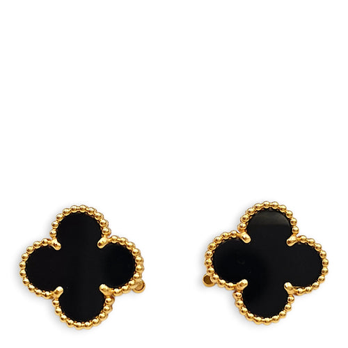 Vintage Alhambra Earrings in Black CL2601-19124 1